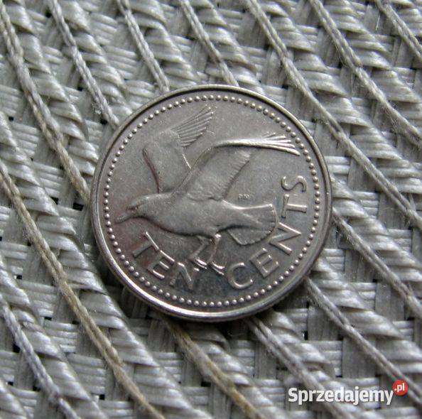 Barbados 10 Cent 1990r