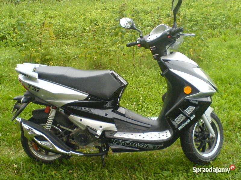 Romet 737 skutermotorower 50ccm Motocykle i skutery Pstrągowa