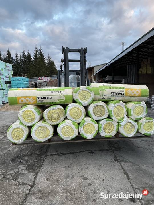 Wełna szklana żółta Starflex grubość 10 lambda Oleśnica sprzedam