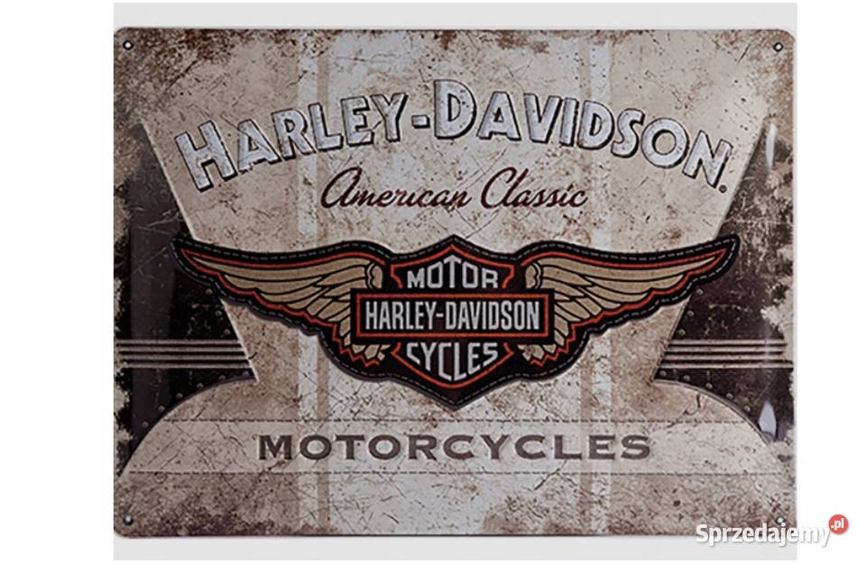 DUŻA TABLICZKA TABLICA 3D HARLEY DAVIDSON Mysłowice