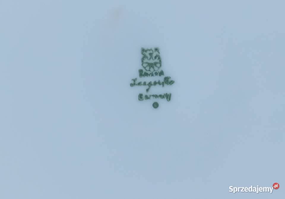Ciekawy talerz Baviaria wielkopolskie Koźminek