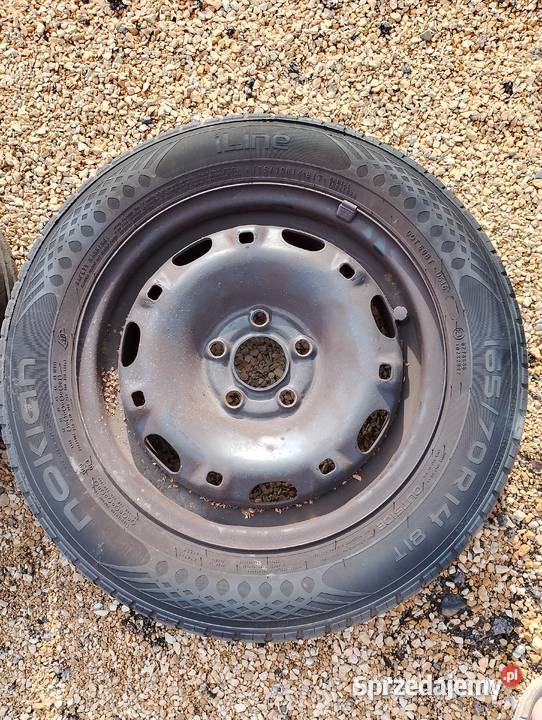 Felgi stalowe z oponami 5x100 volkswagen