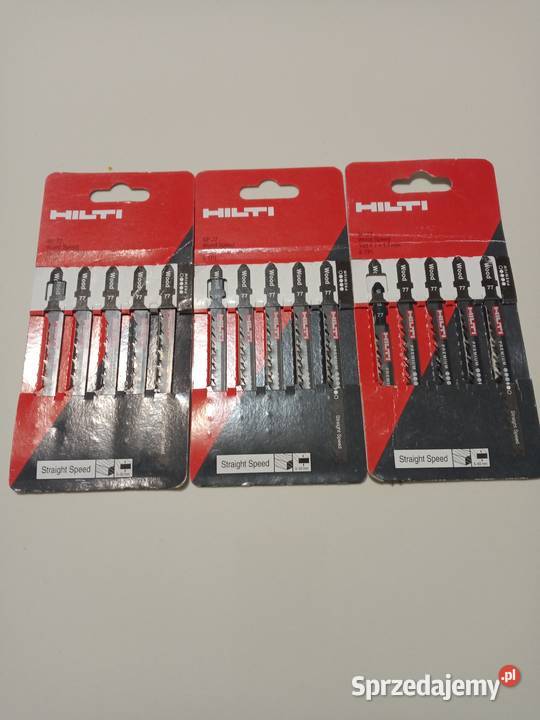 Brzeszczoty do wyrzynarek Hilti nowe 35 sprzedam