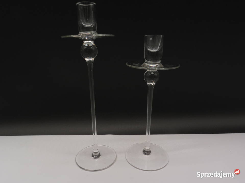 Świeczniki szklane THOMAS 2 Porcelana i szkło Raszków sprzedam