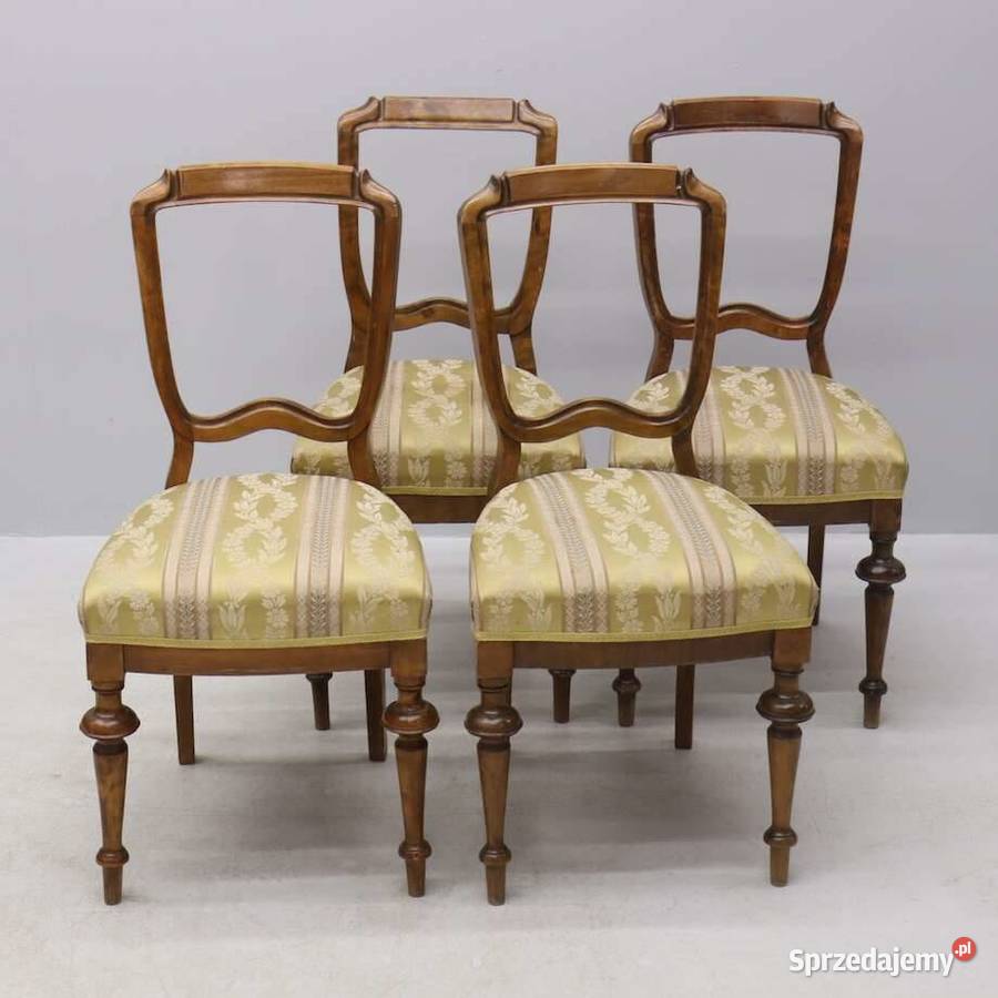 Krzesło krzesła 4 biedermaier Budzyń