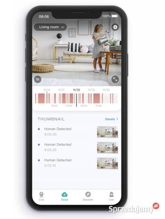 Kamera IP Xiaoyi Yi Home Camera 2K Pro WiFi IR śląskie