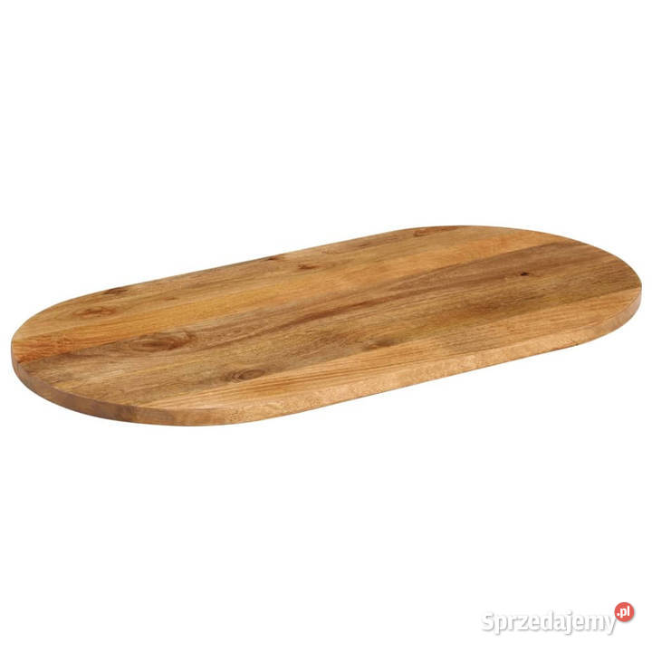 Blat stołu 110x50x38 owalny lite drewno mango mazowieckie Warszawa