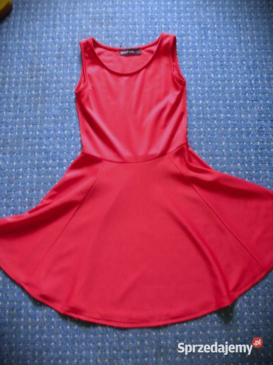 Sukienka czerwona 32 XXS biust 74 Tanio Moda i Styl Siedlce