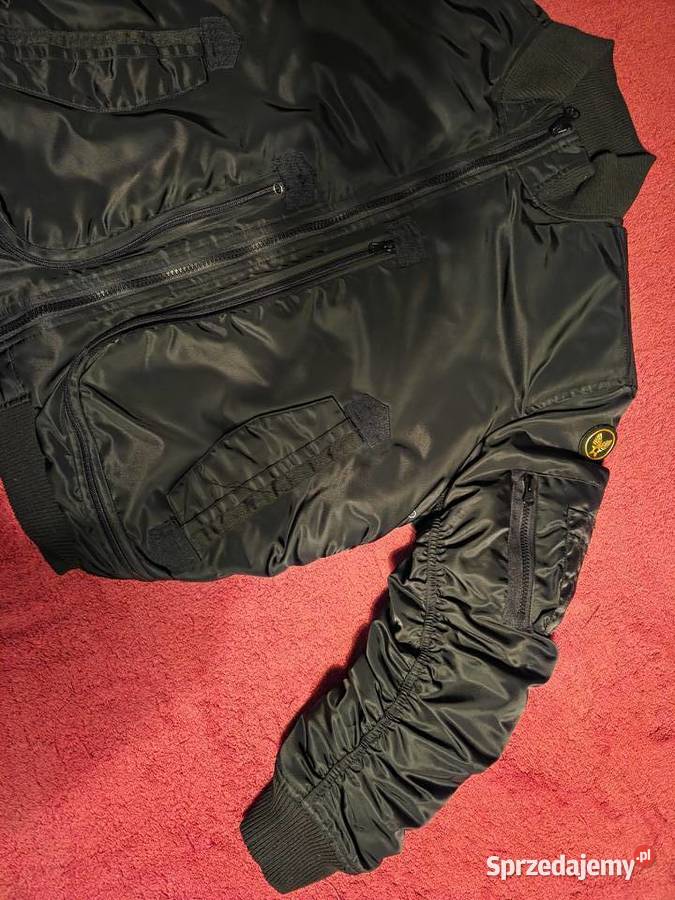 AVIREX Flyers kurtka Lotnicza Pilot Bomber czarny Łask