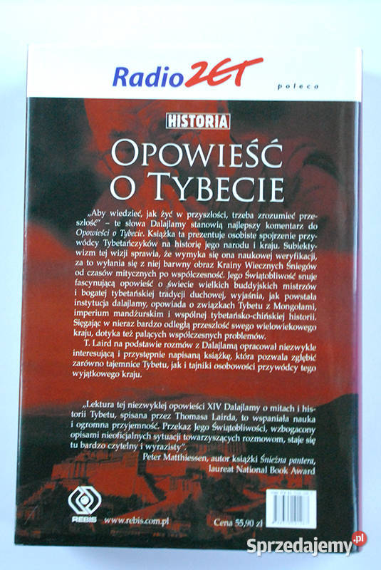 Opowieść o Tybecie Rozmowy z Dalajlamą Thomas Pozostałe Łódź