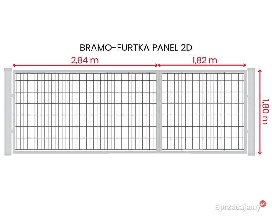 Bramofurtka Panel 2D 284m182m Ocynkowana lubelskie Zamość sprzedam