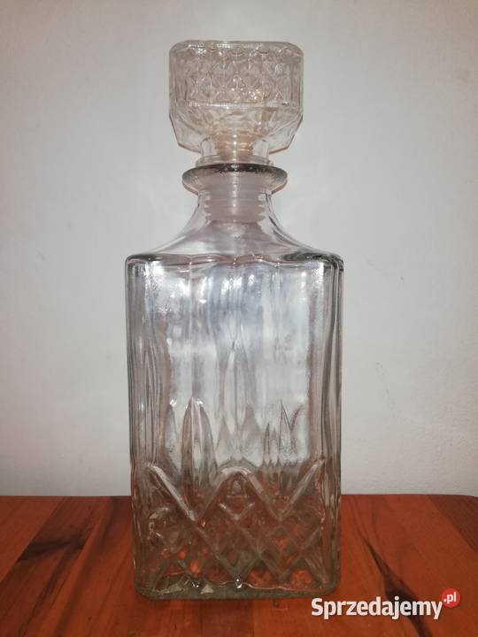 Szklana Karafka PRL Warszawa sprzedam