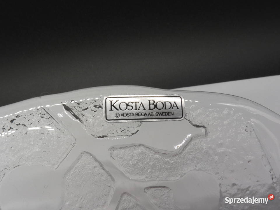Kosta Boda TROPIC szklany talerz patera owoce Raszków