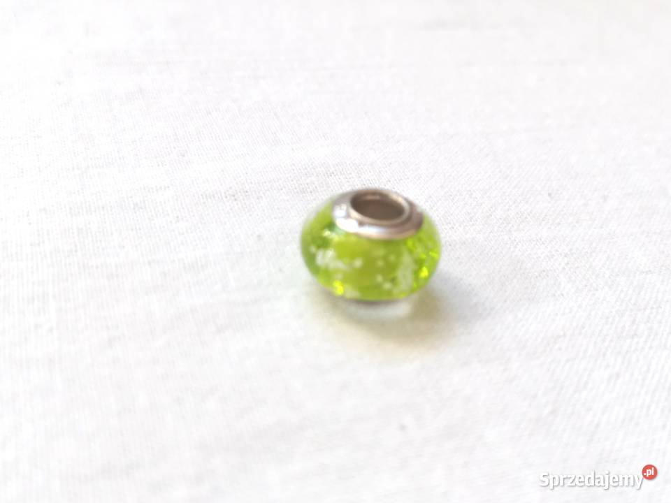 Charms zielony neon Zawieszka srebro 925 NOWE Białystok