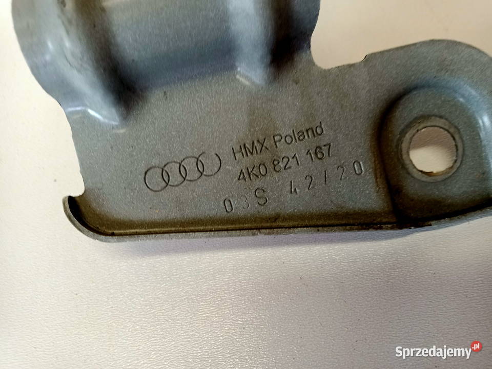 MOCOWANIE BŁOTNIKA AUDI A6 C8 4K PRAWE 4K0821168 wielkopolskie Rakoniewice