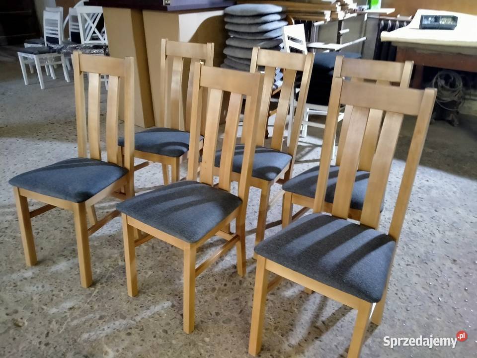Nowe krzesła bukowe