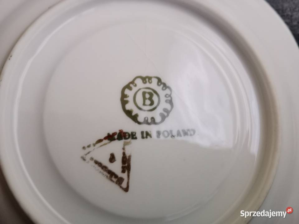 Porcelana Bogucice Zestaw Pamiątka I Komunii Św śląskie Ruda Śląska