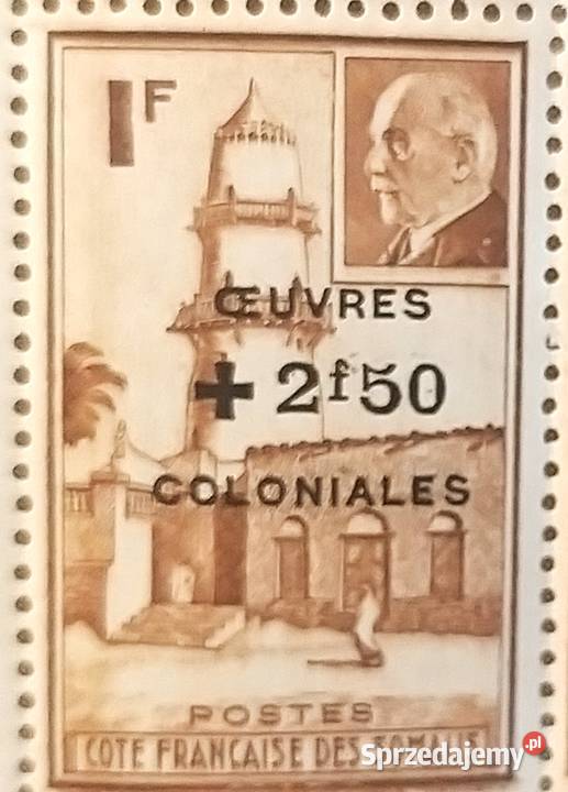 Znaczek Somalia Meczet w Dżibuti Kolonie Filatelistyka Bronisze