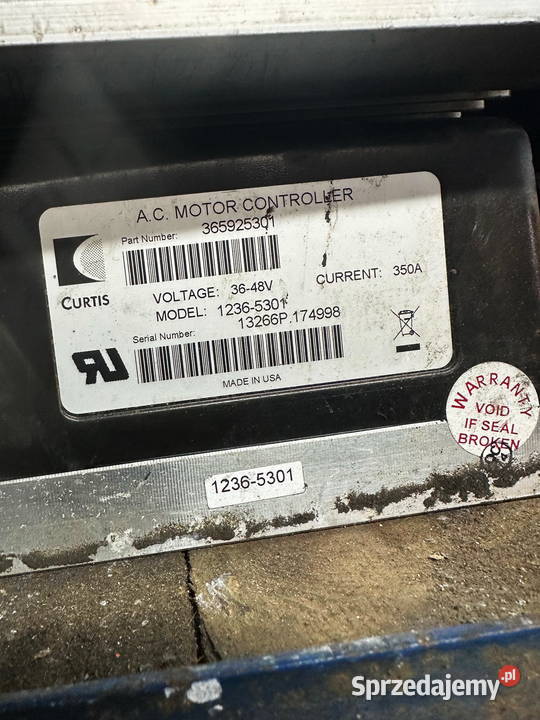 CurtisSteuerung 24V 36V 48V 70600A elektryczny Działoszyn