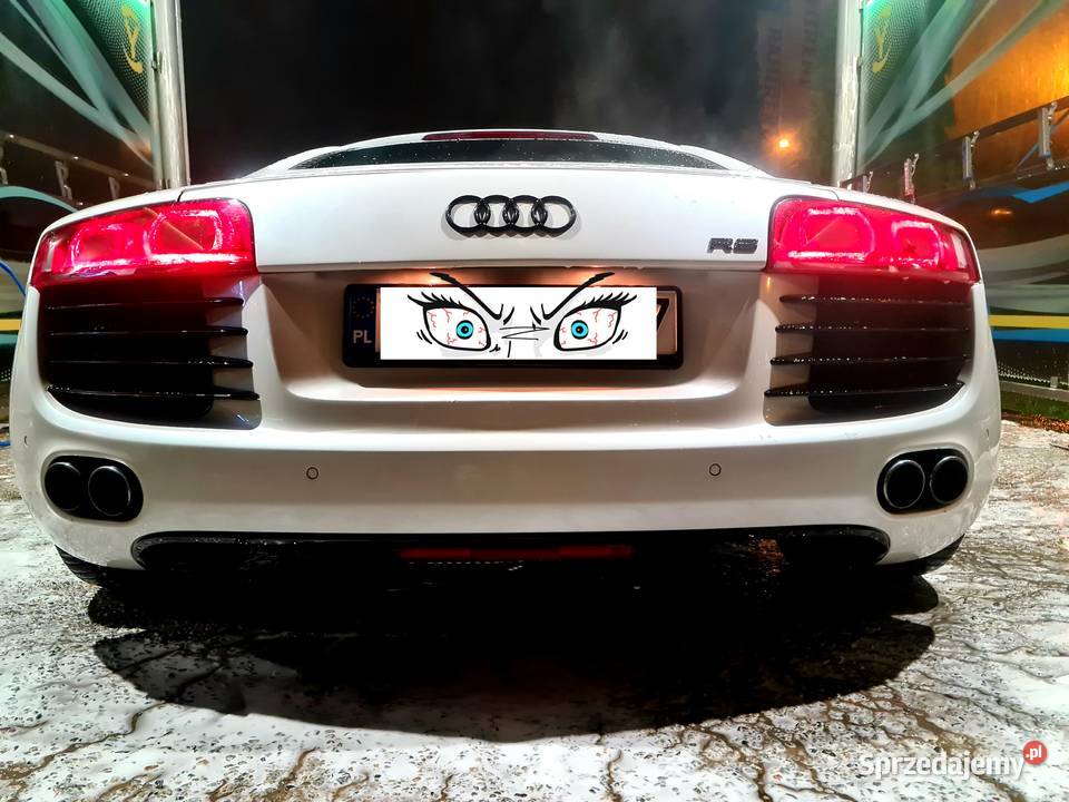Audi R8 42 v8 Rtronic 4x4biala perła zamiana czujnik deszczu Wasilków sprzedam