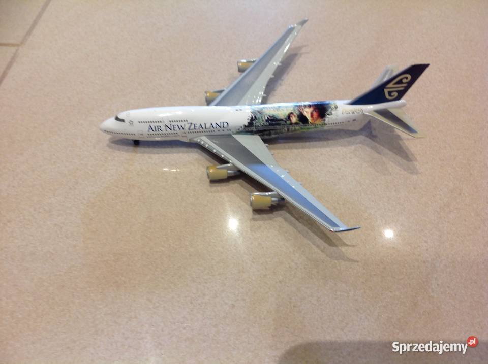 Herpa Model Samolotu AIR ZEALAND ZK NBV metalowy wielokolorowy Nowa Sól
