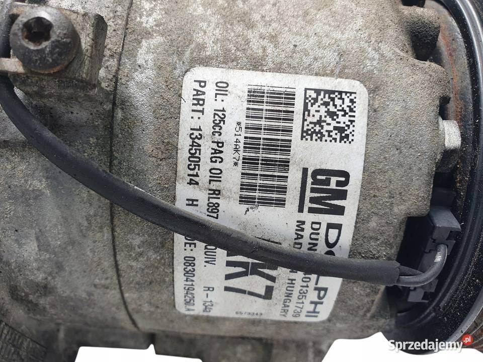 SPRĘŻARKA KLIMATYZACJI Opel Insignia 20 CDTI osobowe Chełm
