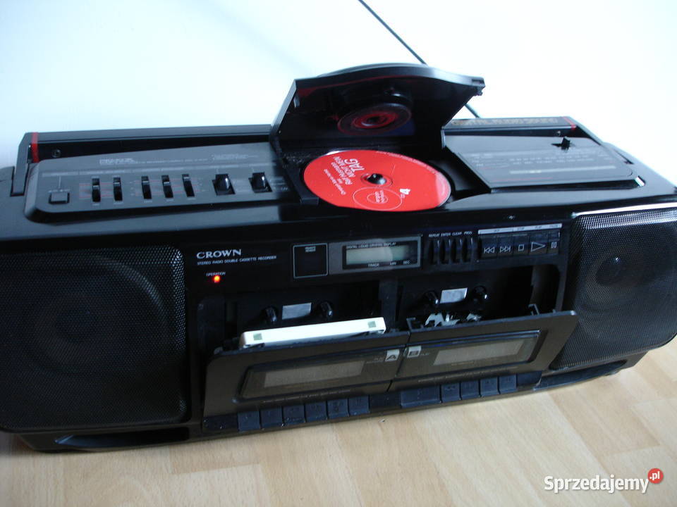 Radiomagnetofon CROWN CD560 lubuskie Zielona Góra