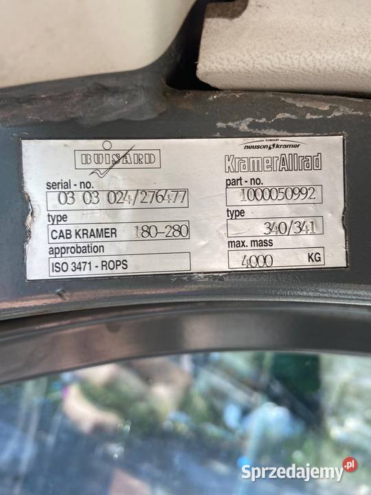 Sprzedam ładowarkę Kramer 280 Bytom