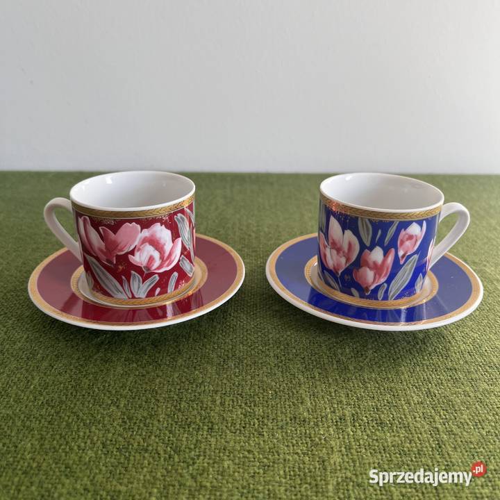 Filiżanki z wzorem tulipana Botticelli