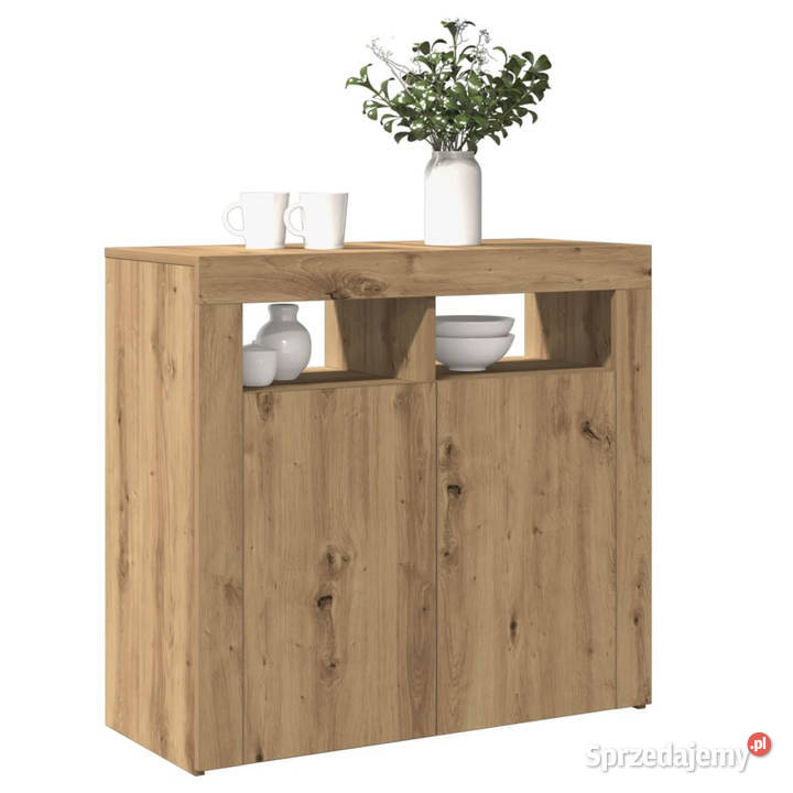 Szafka z oświetleniem LED dąb artisan 80x35x75 sprzedam