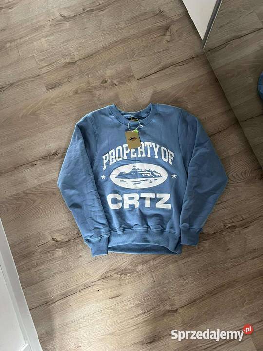 Sweter Corteiz CRTZ niebieski śląskie Żywiec