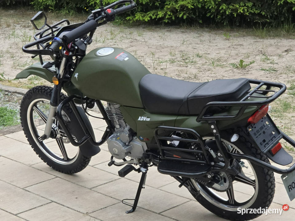 Romet inny ROMET ADV 125 PRO silnik 125ccm bagażnik Bicz