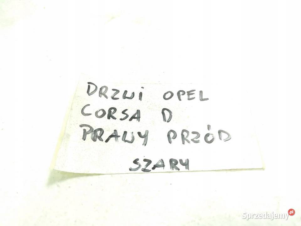 DRZWI PRAWY PRZÓD LUSTERKO OPEL CORSA D 0614