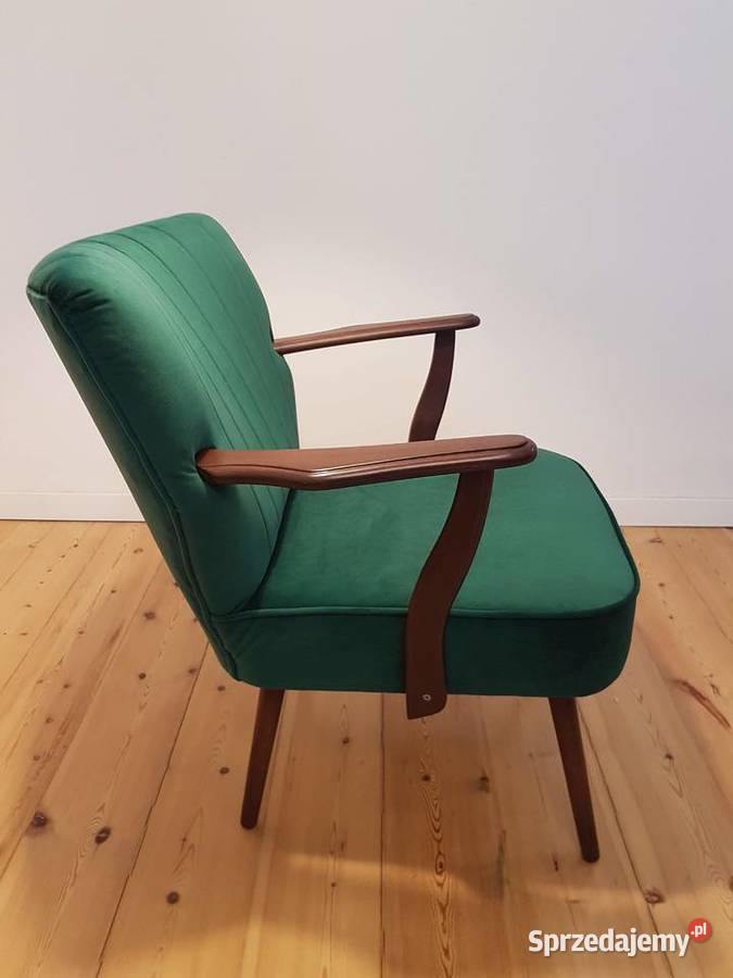 Modny Fotel Klubowy PRL USZAK vintage lata 60 70 Szczecin