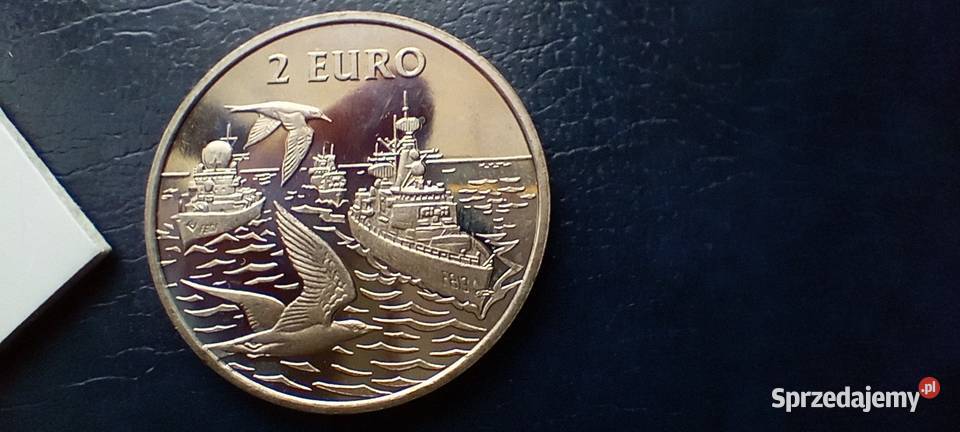 Stare monety 2 euro 1997 Okręt wojenny Holandia Lesko sprzedam