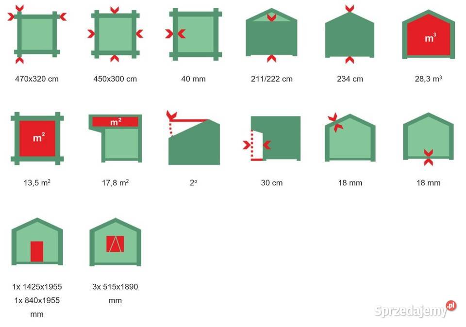 Drewniany domek ogrodowy Oriental 5