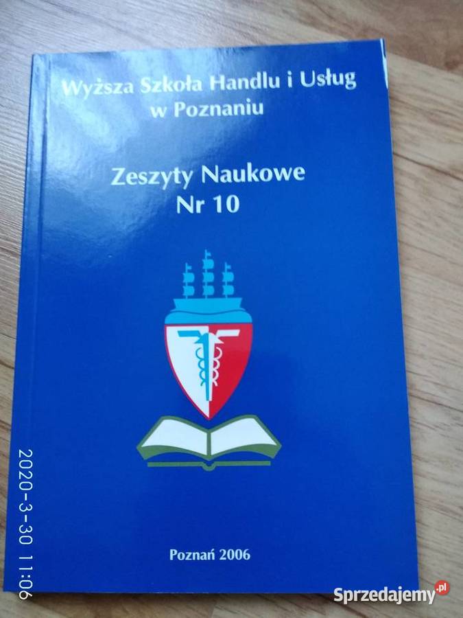 zeszyty naukowe 10 wyższa szkoła handlu i usług Książki naukowe i popularnonaukowe wielkopolskie Poznań sprzedam
