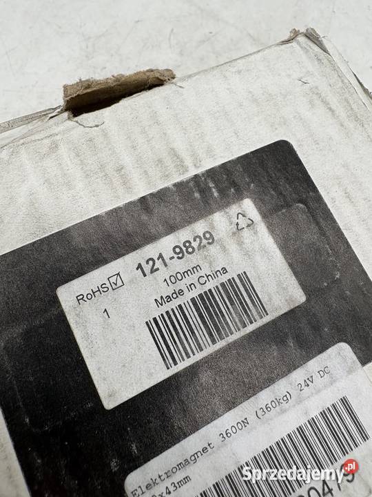 RS PRO 1219829 Elektromagnes mazowieckie Warszawa