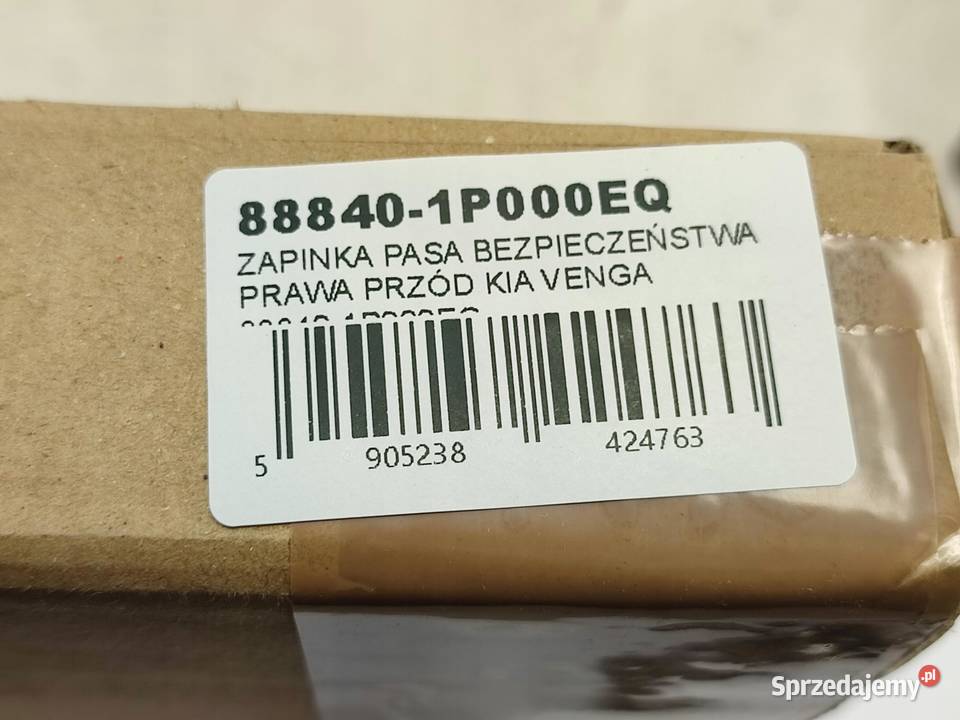 ZAPINKA PASA BEZP PRAWY PRZÓD KIA VENGA 20102019