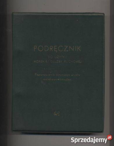 Podręcznik do użytku morskiej służby ruchomej Szczecin