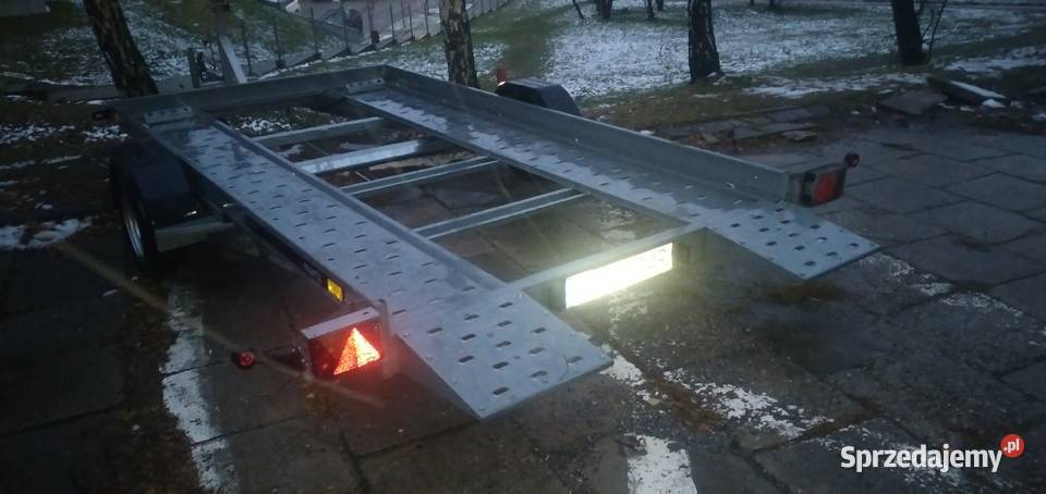 Przyczepa laweta kat B jedoosiowa 1500 DMC świętokrzyskie Kielce