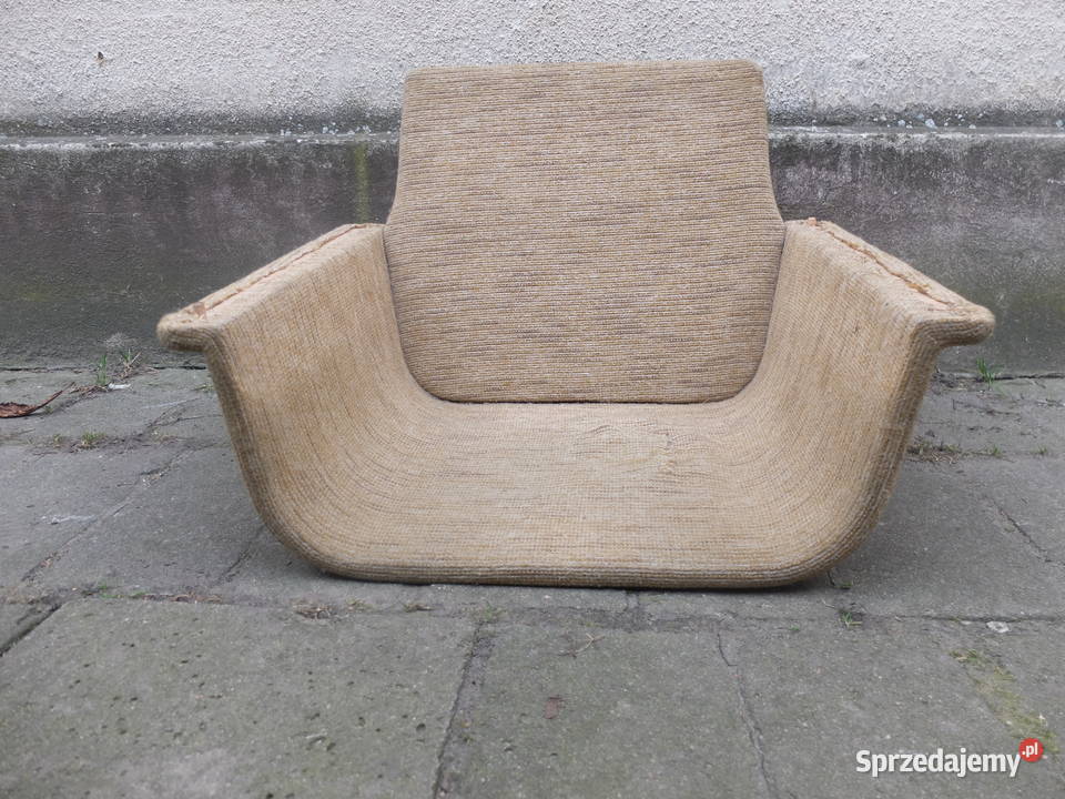 Fotel obrotowy PRL skorupa do renowacji 768 Fotele i pufy Kościan