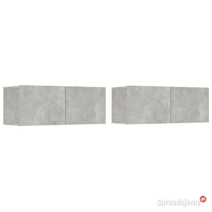 vidaXL Ścienne szafki TV 2 szarość betonu Krzesła ogrodowe mazowieckie Warszawa sprzedam