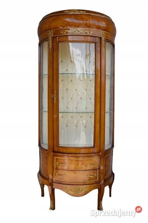 Duża Witryna Art Deco Gablota Szafa Meblościanka małopolskie Kraków