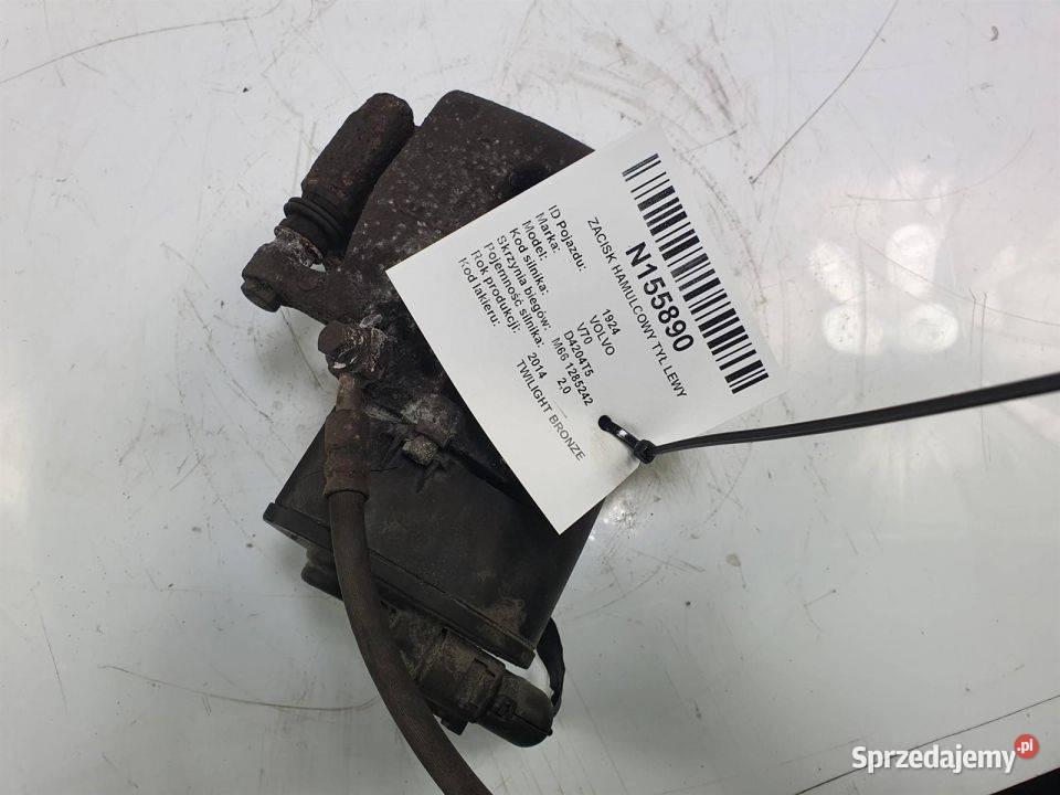 ZACISK HAMULCOWY TYŁ LEWY VOLVO V70 2014 20 Pozostałe kujawsko-pomorskie