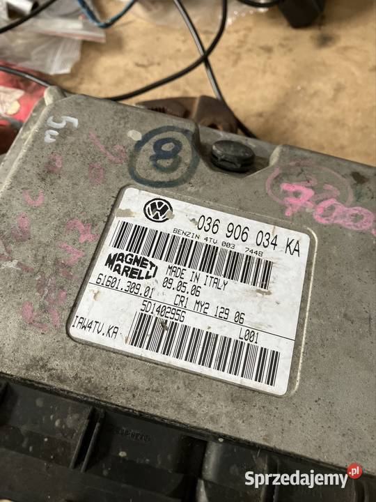 Komputer silnika ecu vw seat 14 16v 036906034ka świętokrzyskie Skarżysko-Kamienna