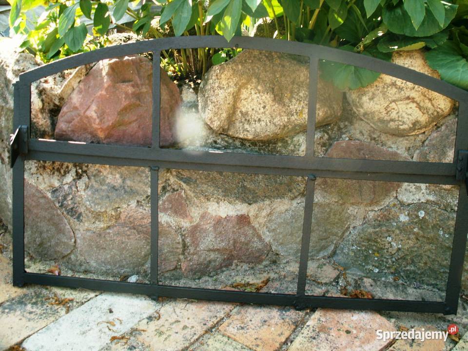 Stare okna loft retro lustro griil wędzarnia