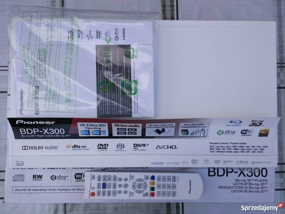 Pioneer BDPX300 UHD 3D DAC HiRes SACD komplet Dęblin