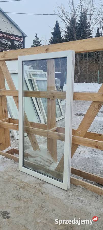 OKNA KacprzaK Witryna 76x148 FIX Używany PCV lubelskie Lublin sprzedam