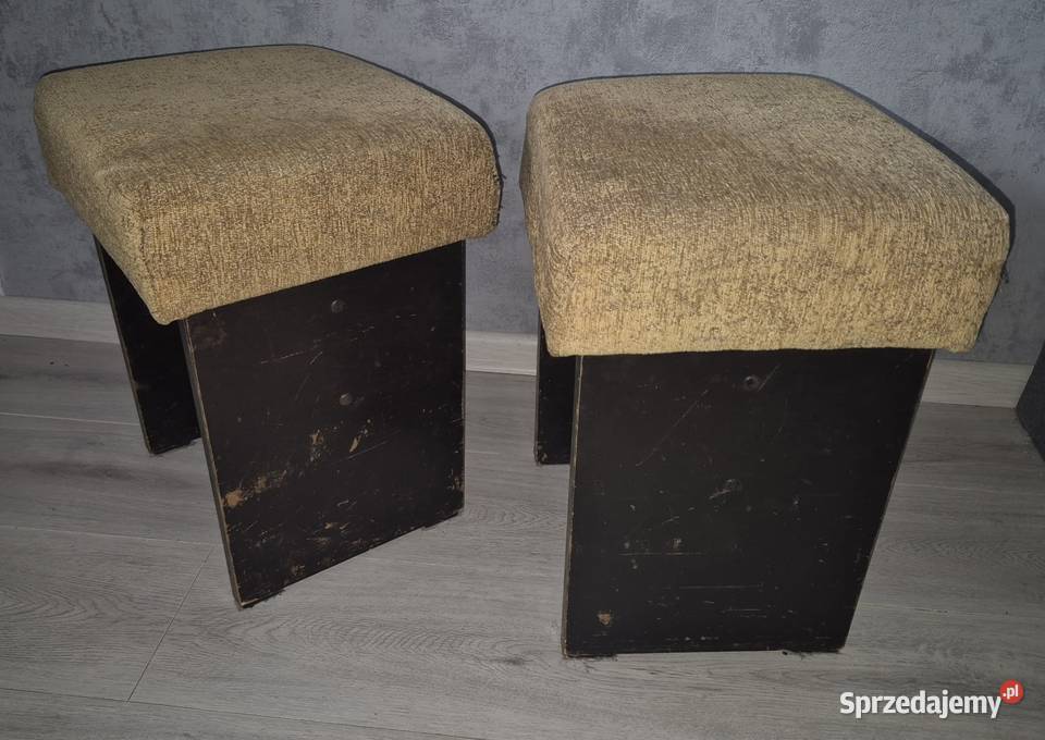 Stołek taboret pufa 2 sztuki Stołki i taborety Łódź